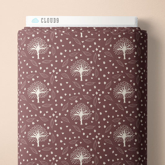 Whimsical Forest Floor by Mel Armstrong : Trail Dust Red Bean 229519