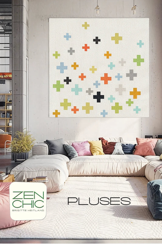 Whisp by Zen Chic - Pluses Quilt Kit