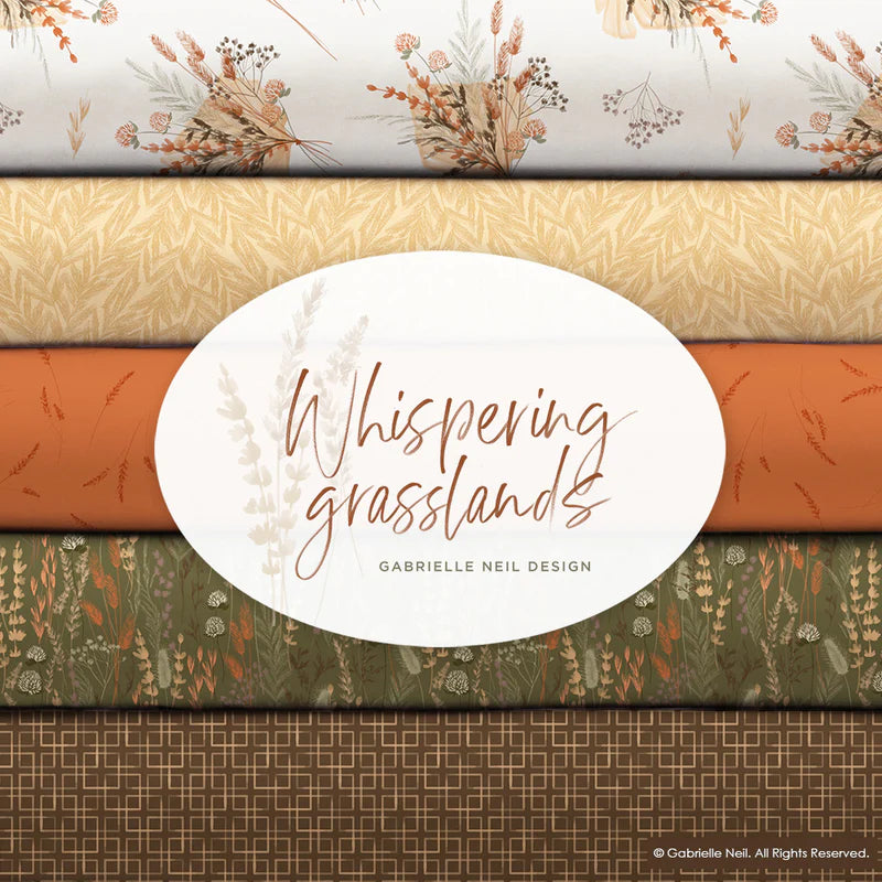 Whispering Grasslands by Gabrielle Neil Designs - Fat Quarter Bundle -  Special Order (Expected June 2025)