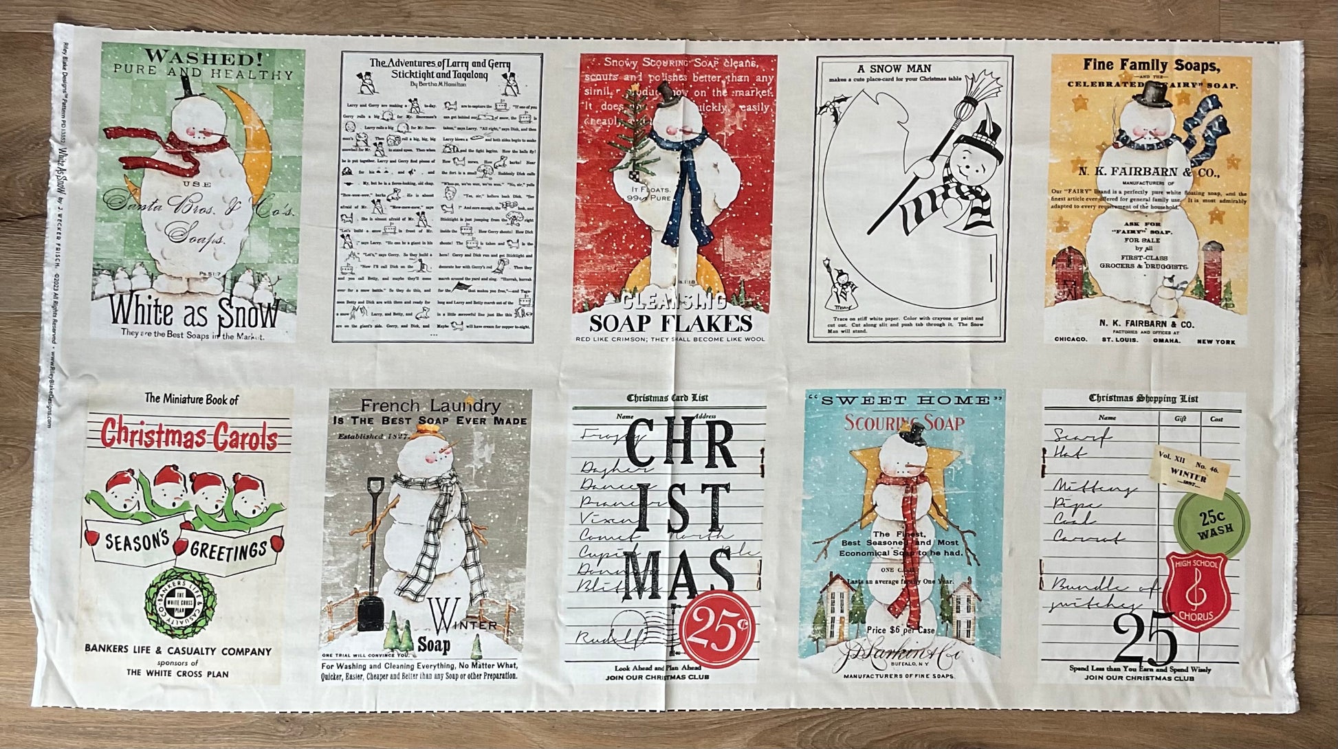 White as Snow Washed Patch Panel by J. Wecker Frisch