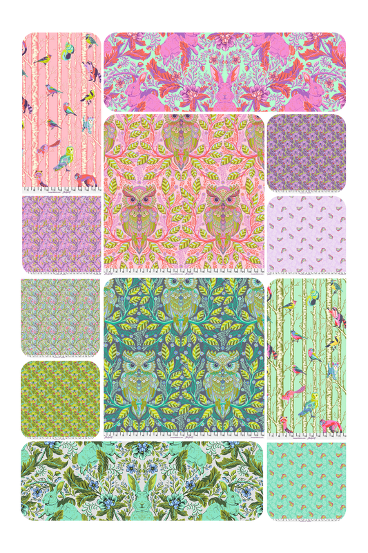 Full Moon Forest II by Tula Pink  - 12 Piece Bundles (Estimated Arrival April 2025)