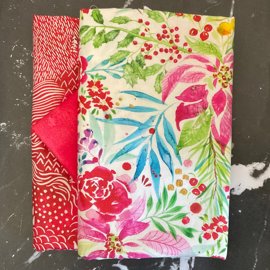 Whole Cloth Quilt Bundle featuring Comfort & Joy by Create Joy Project