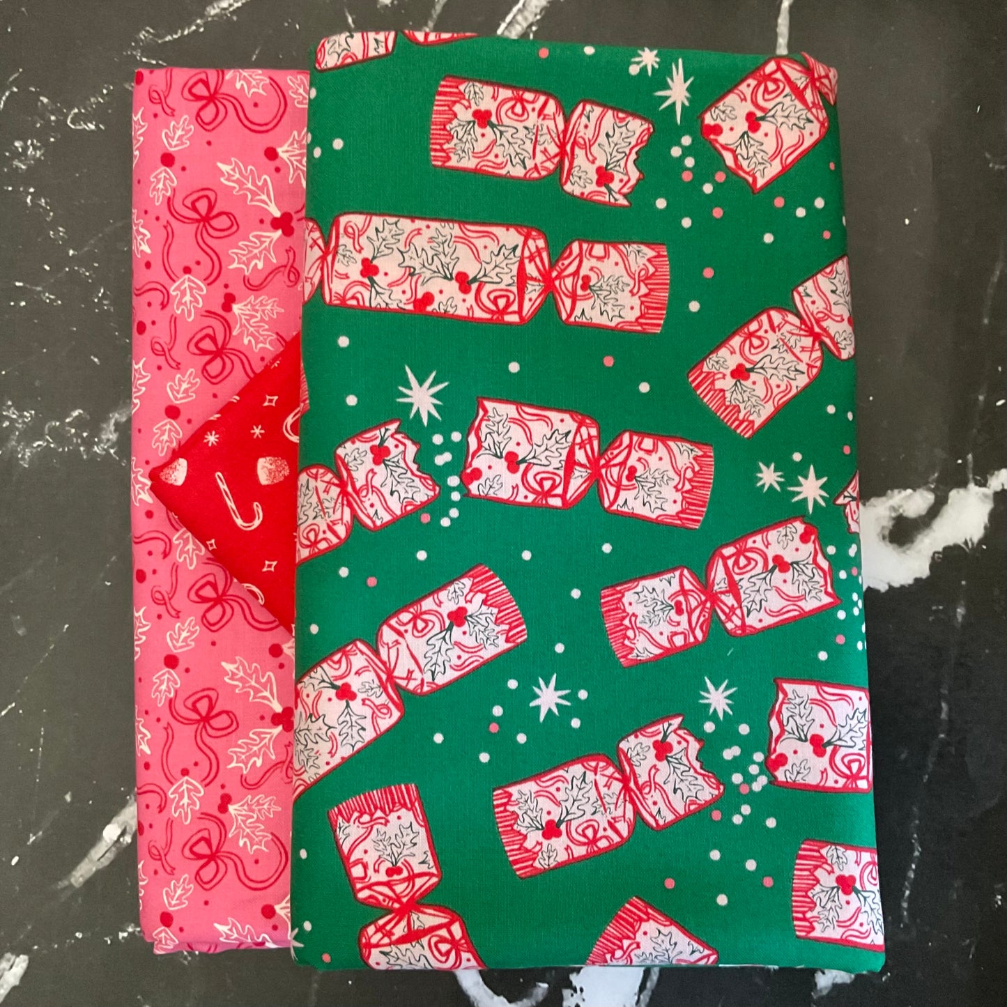 Whole Cloth Quilt Bundle featuring Merry Kitschmas by Louise Pretzel