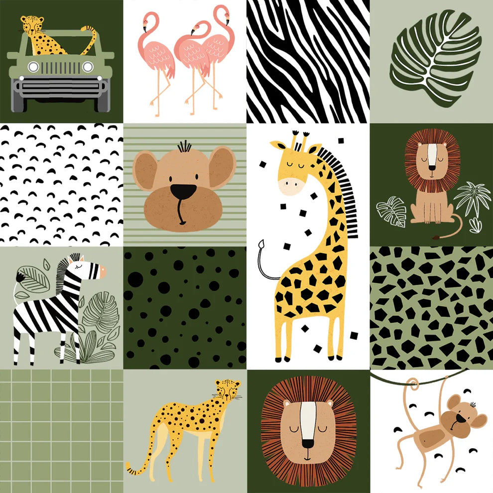 Wild Safari by JJ House Design : Quilt Kit