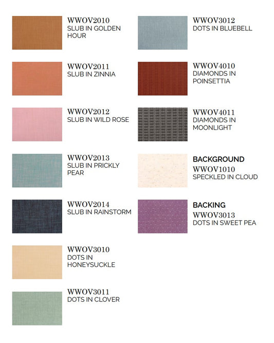 Wildflower Wovens by Suzy Quilts - Happy Stripes Quilt Kit