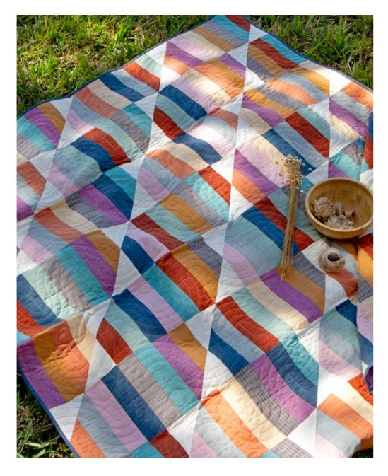 Wildflower Wovens by Suzy Quilts - Happy Stripes Quilt Kit