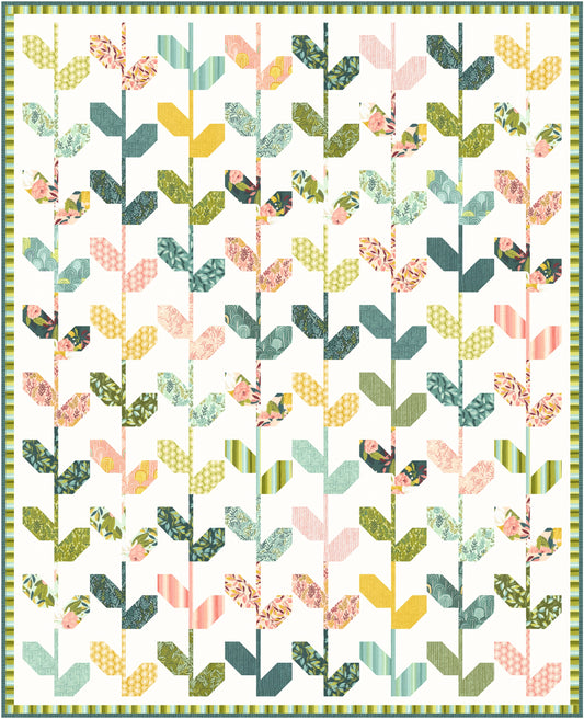 Climbing Vines Quilt Kit featuring Willow by 1 Canoe 2