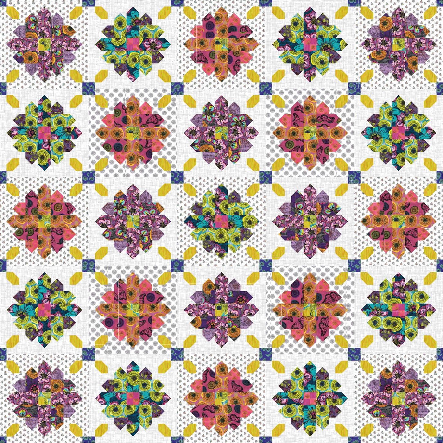 Winding Road by Natalie Barnes : California Quilt Reference