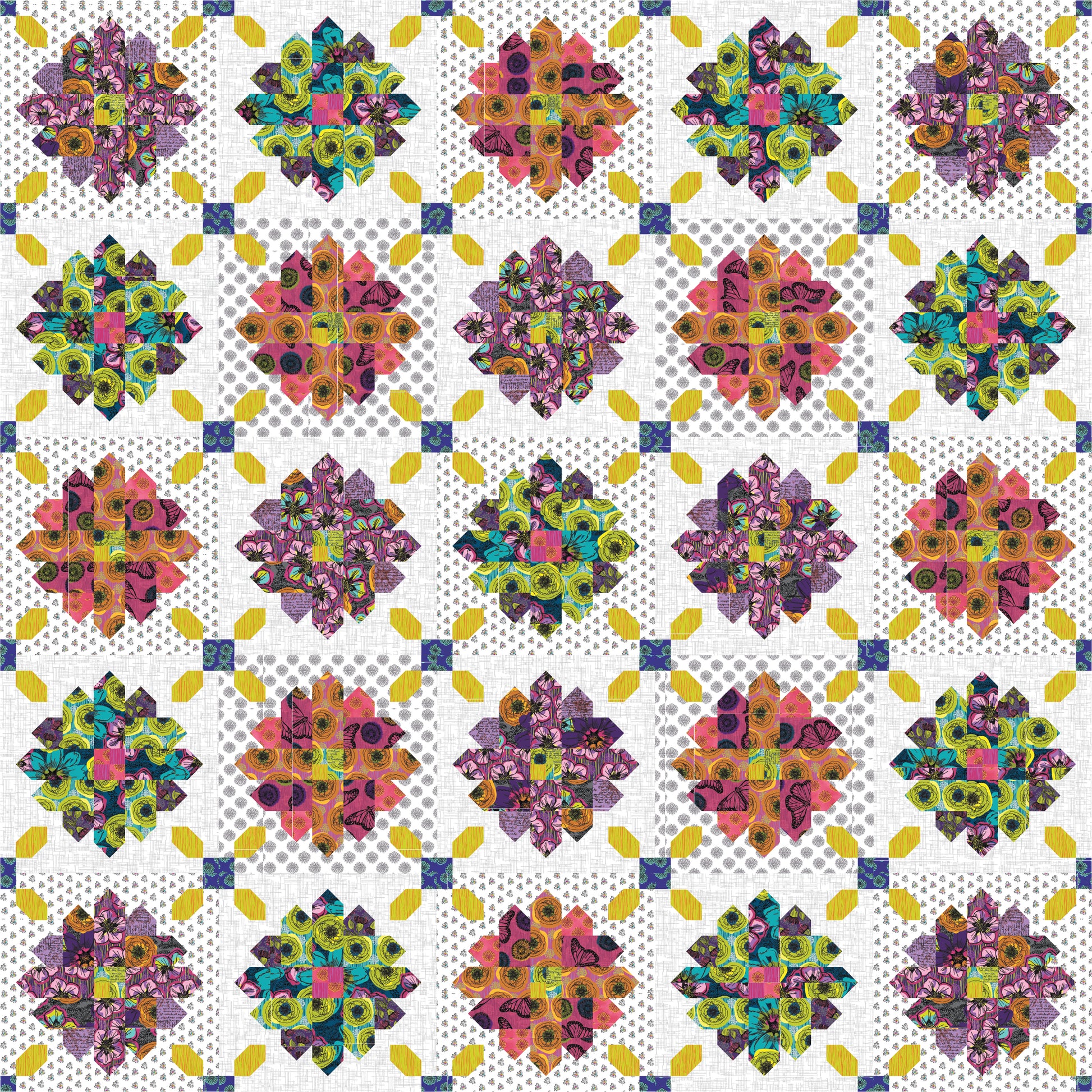 Winding Road by Natalie Barnes : California Quilt Reference