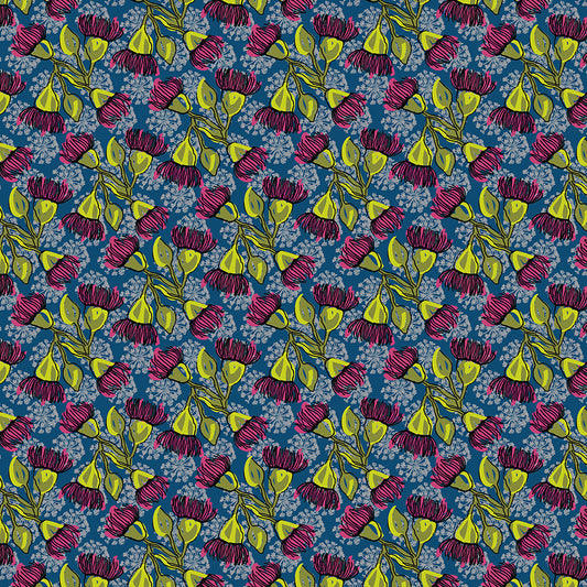 Winding Road by Natalie Barnes : Eucalyptus Teal 55012-2