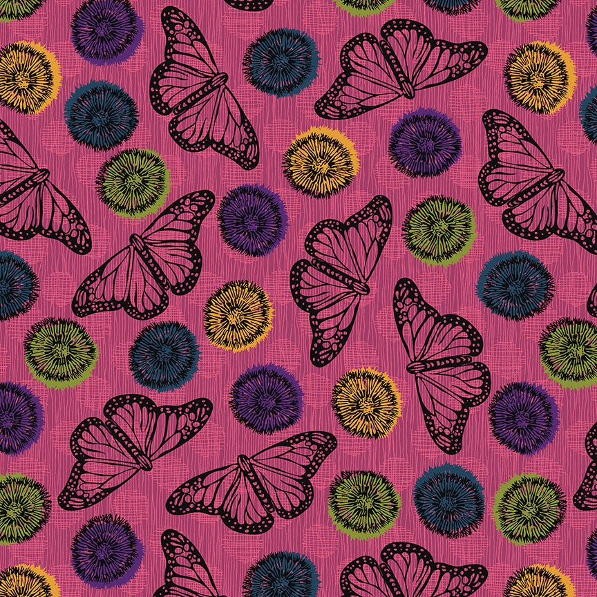 Winding Road by Natalie Barnes : Flight Magenta 55010-6