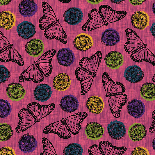 Winding Road by Natalie Barnes : Flight Magenta 55010-6