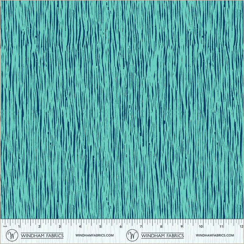 Winding Road by Natalie Barnes : Grasses Teal 55013-2