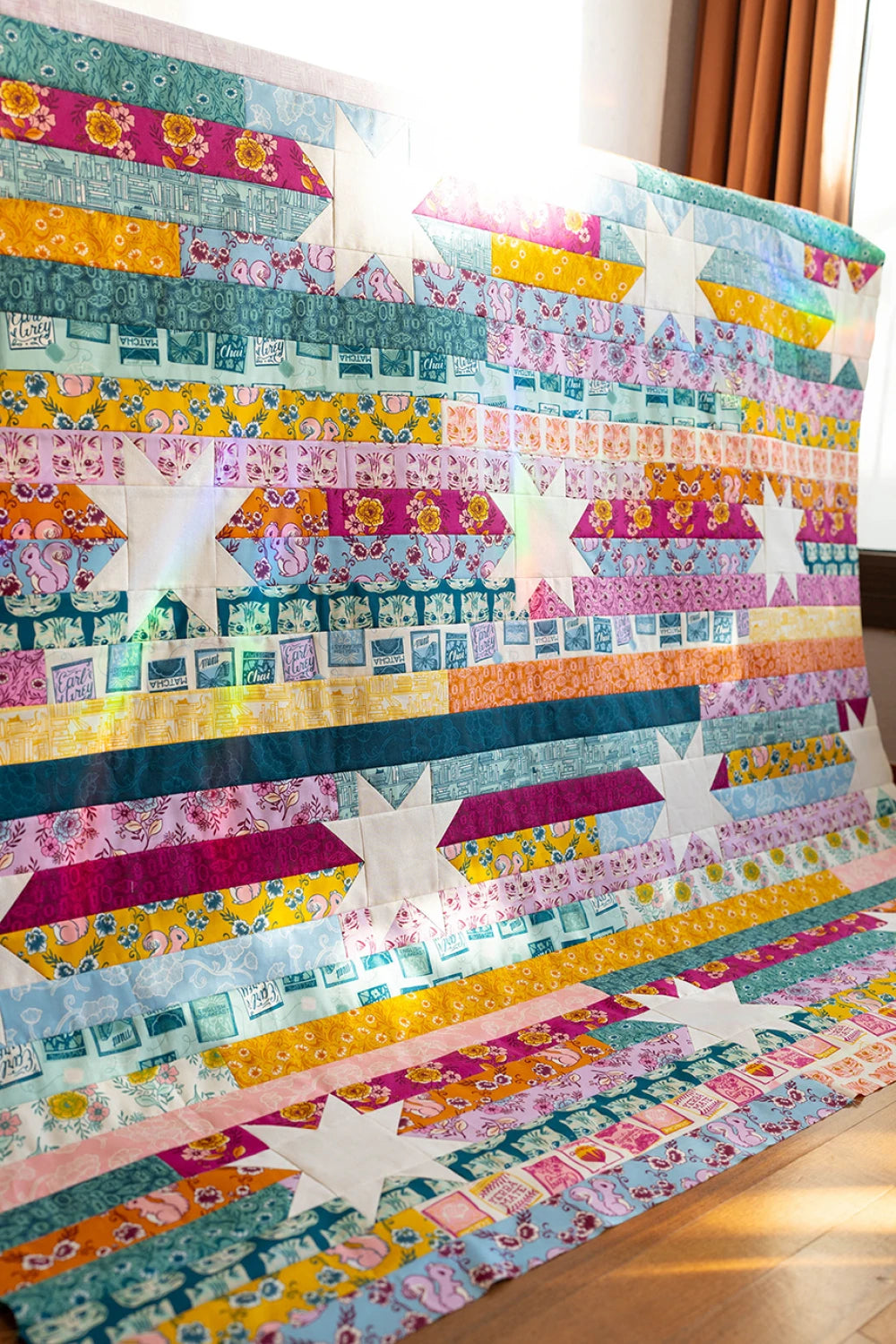 Winding Road by Natalie Barnes : Jelly Stars Quilt Kit