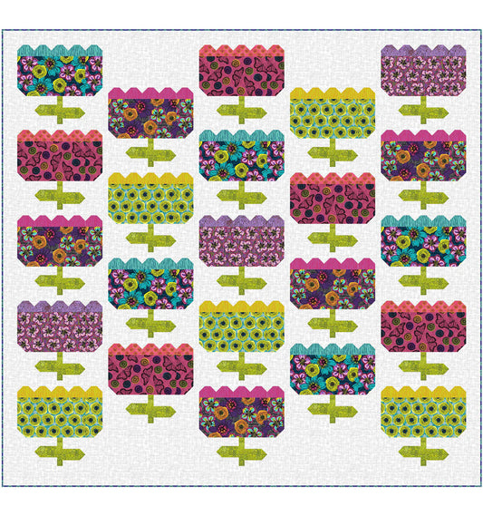 Winding Road by Natalie Barnes : Lollies Quilt Kit