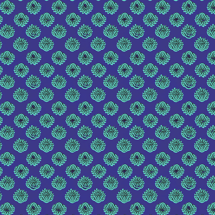 Winding Road by Natalie Barnes : Lotus Blue 55015-12