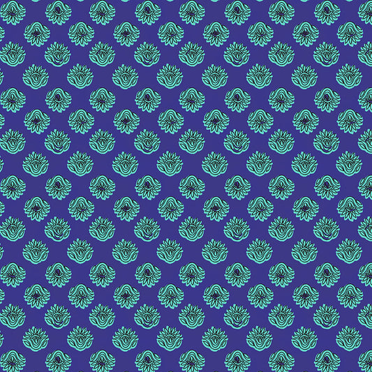 Winding Road by Natalie Barnes : Lotus Blue 55015-12