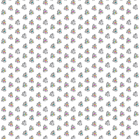 Winding Road by Natalie Barnes : Pinwheel White/Grey 55016-11