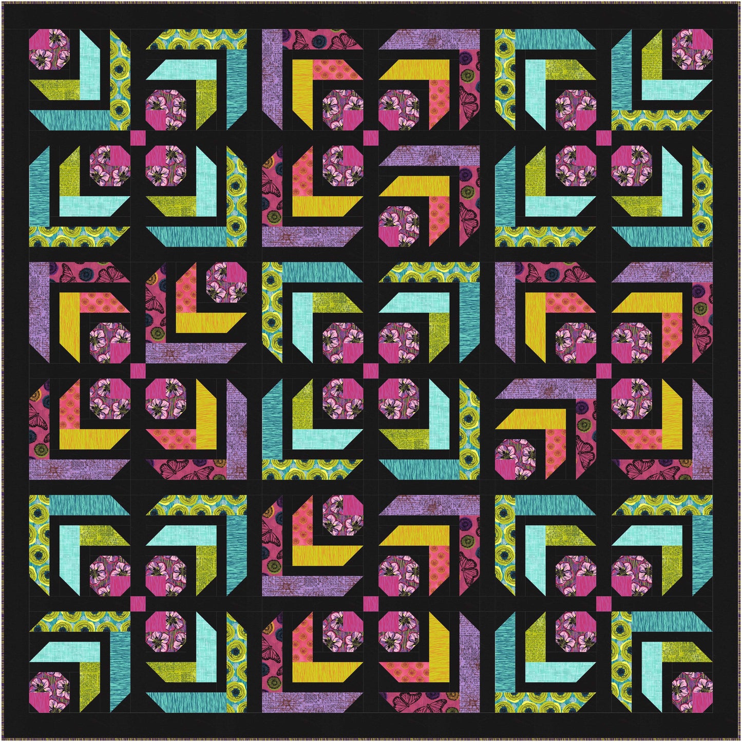 Winding Road by Natalie Barnes : Sweet & Spiffy Quilt Kit