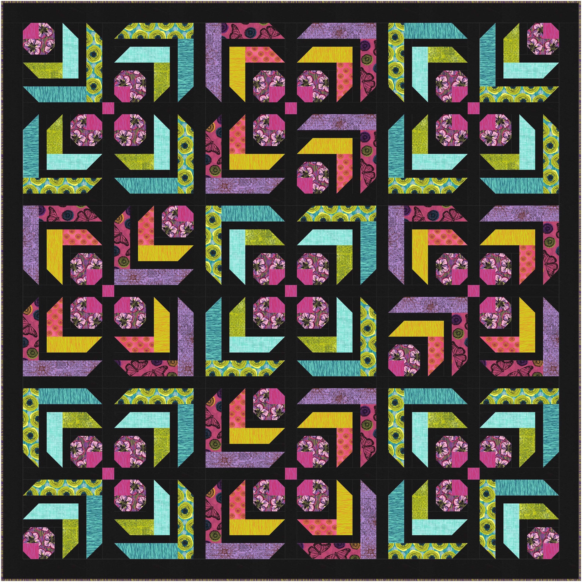 Winding Road by Natalie Barnes : Sweet & Spiffy Quilt Kit