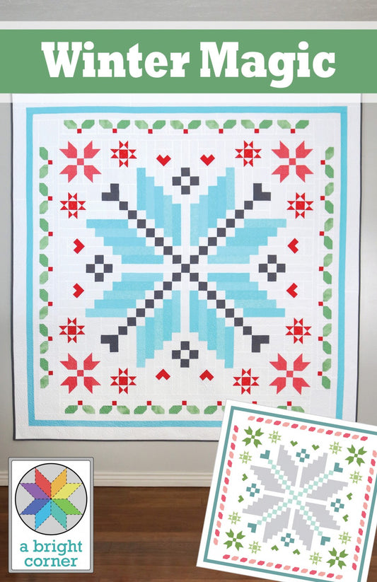 Winter Magic Quilt Pattern by A Bright Corner