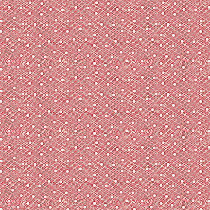 Winter in Snowtown by Stacy West - Small Geo Dots Red 1225-88