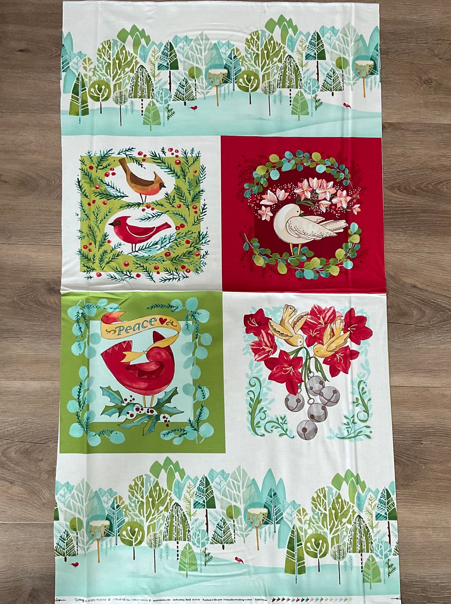 Winterly by Robin Pickens : Christmas Panel