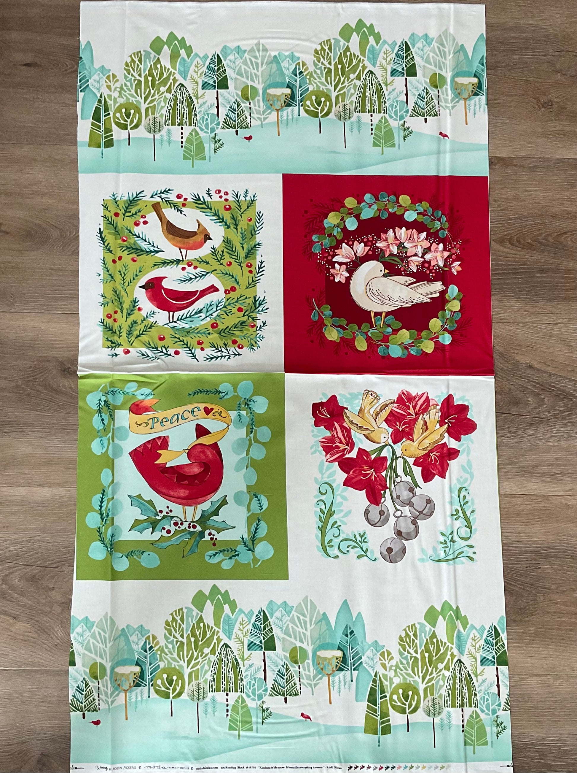 Winterly by Robin Pickens : Christmas Panel