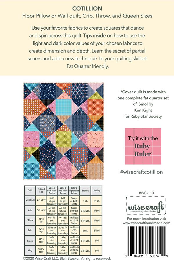 Wise Craft Quilt Pattern by Blair Stocker
