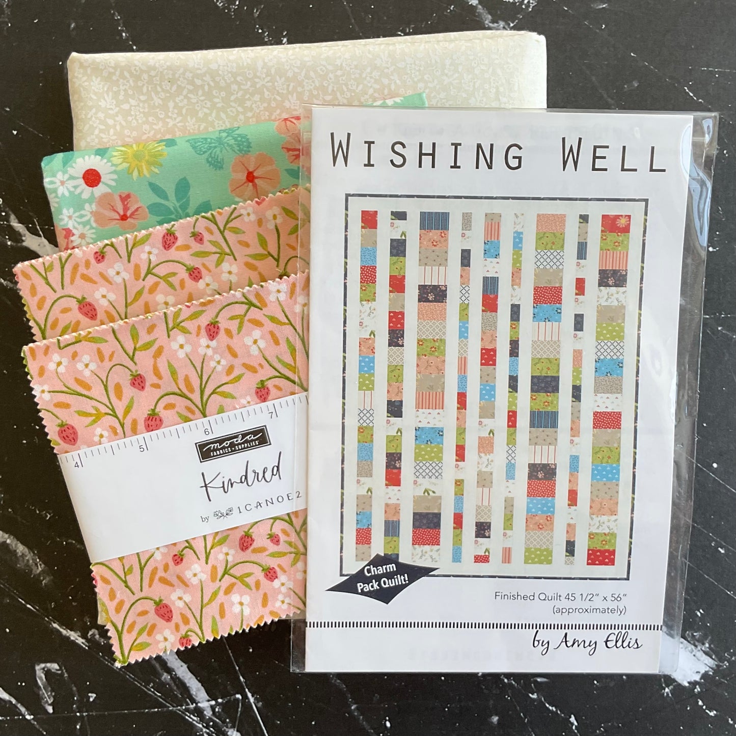 Wishing Well Quilt Kit featuring Kindred - 1 Left!