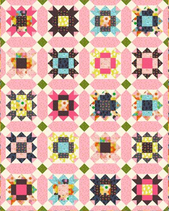 Wishy Washi Quilt Pattern by Copper Kettle Quilt Co