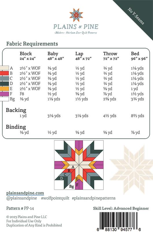 Wolf Point Quilt Pattern