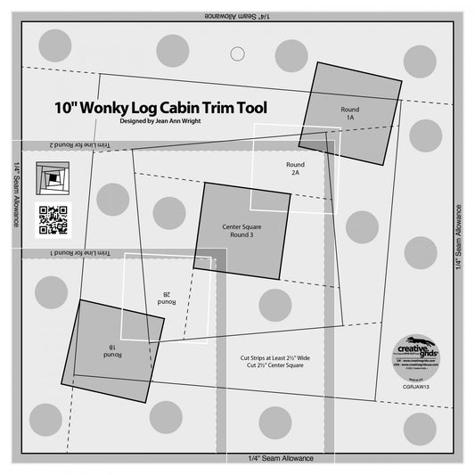 Wonky Log Cabin Trim Tool 10in CGRJAW13