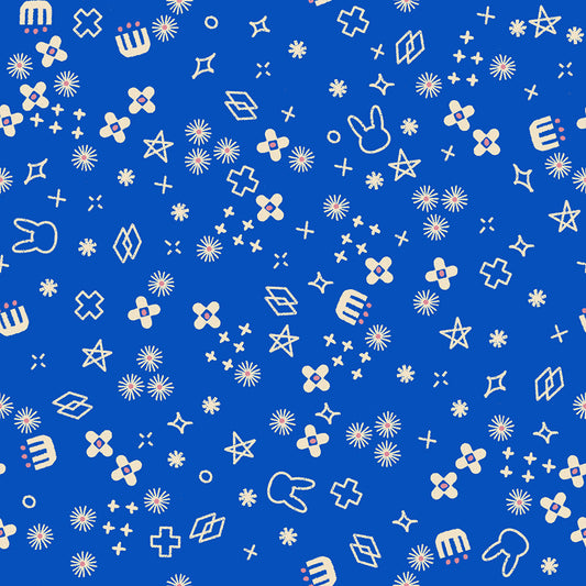 Woodland Park by Rashida Coleman Hale - Bunny Bloom Blue Ribbon RS1088 14