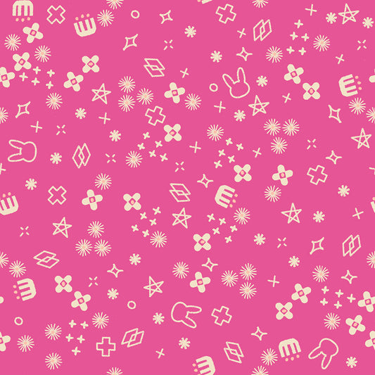 Woodland Park by Rashida Coleman Hale - Bunny Bloom Raspberry RS1088 13