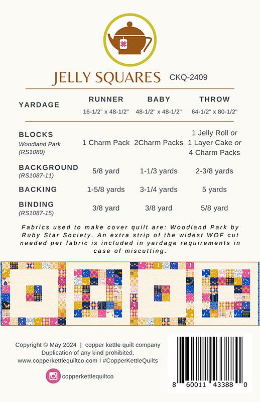 Woodland Park by Rashida Coleman Hale: Jelly Squares Quilt Kit