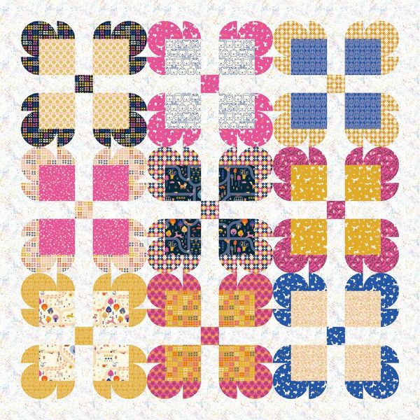 Woodland Park by Rashida Coleman Hale: Teddy Bear Paw Quilt Kit