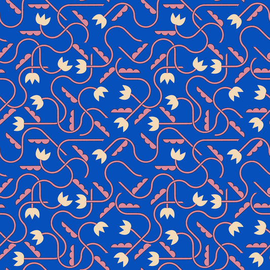 Woodland Park by Rashida Coleman Hale - That One Flower Print Blue Ribbon RS1086 15