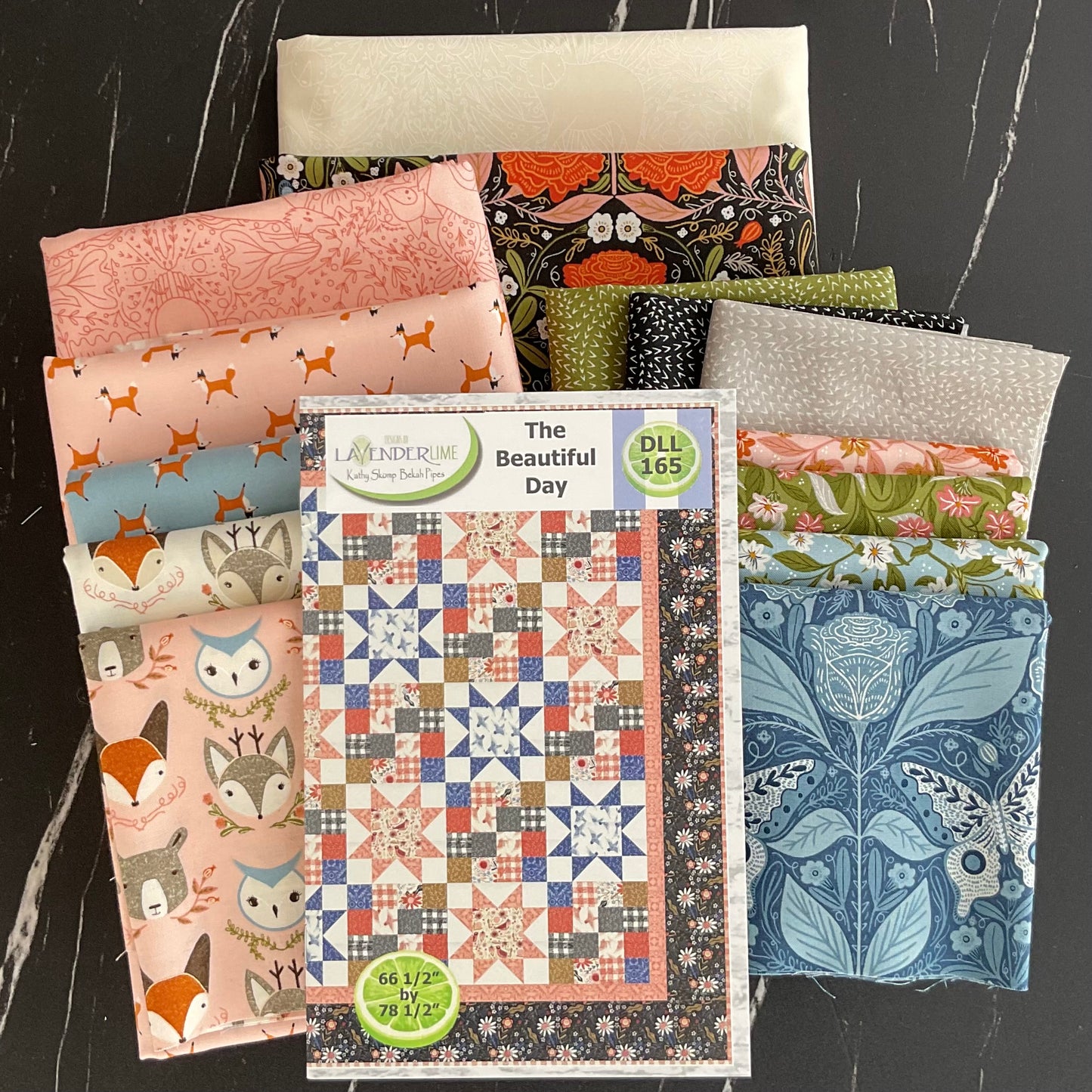 Woodland Wonder by Gingiber : The Beautiful Day Quilt Kit