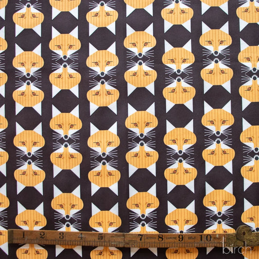 Woodland Wonders by Charley Harper : Fox Face Raisin CH-462-RAISIN