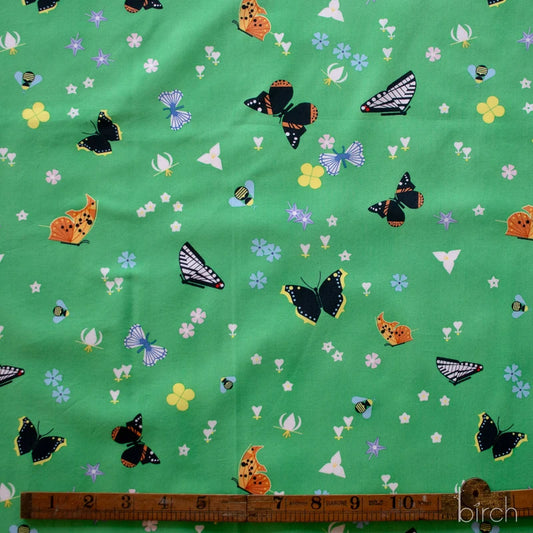 Woodland Wonders by Charley Harper : Kaleidoscope of Wonder Green CH-459-GREEN
