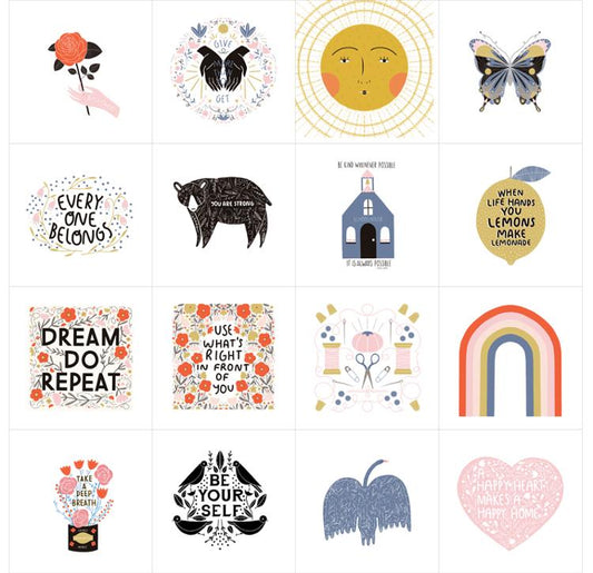 Words To Live by Gingiber : Words to Live By PANEL Multi 48320 11