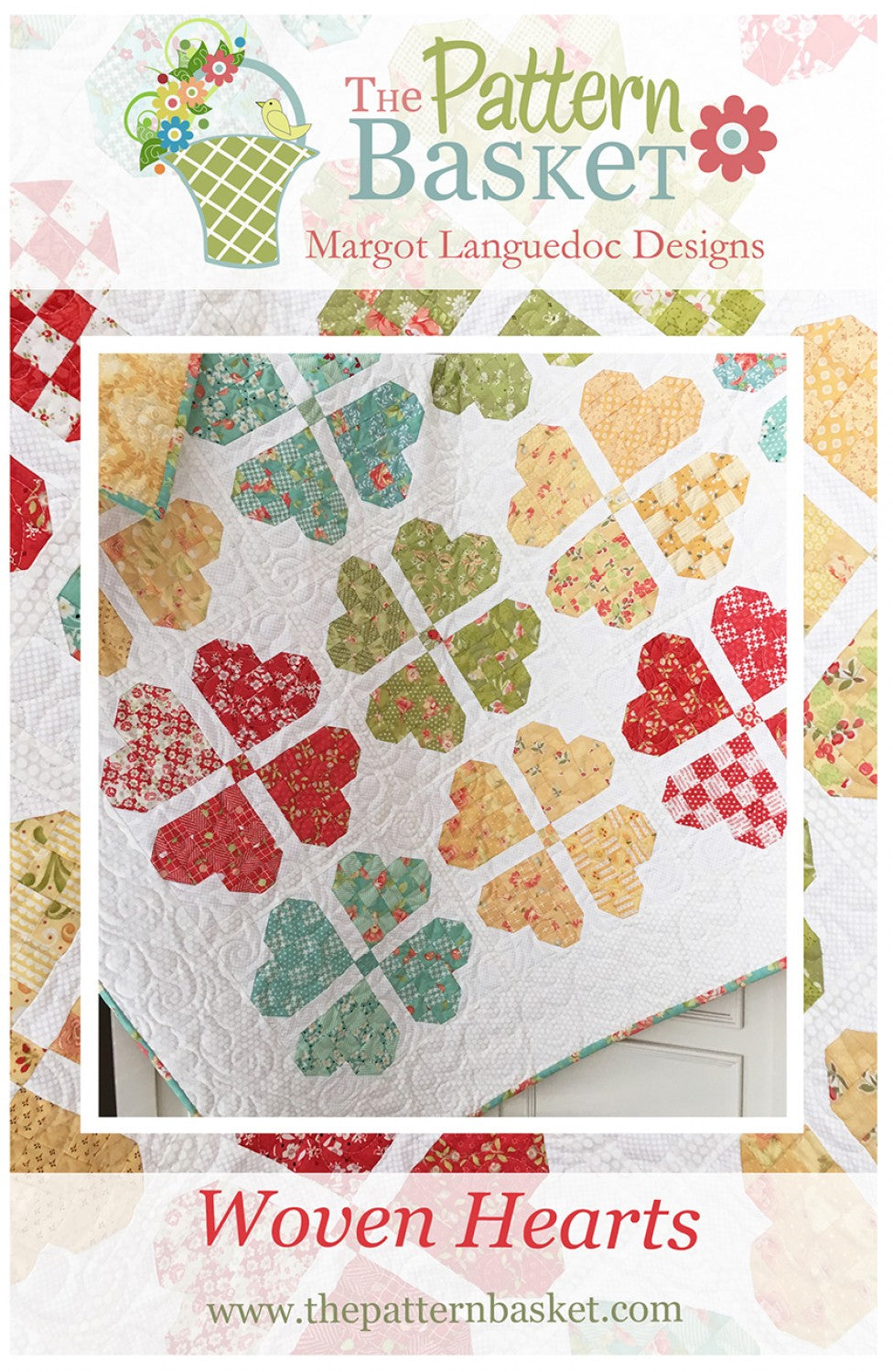 Woven Hearts Quilt Pattern by The Pattern Basket