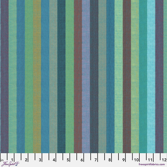 Woven Stripes by Kaffe Fassett : Broad Stripe Azure WSGP003.AZURE