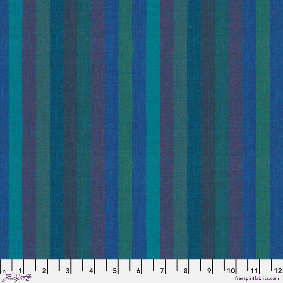 Woven Stripes by Kaffe Fassett : Broad Stripe Blue WSGP003.BLUE