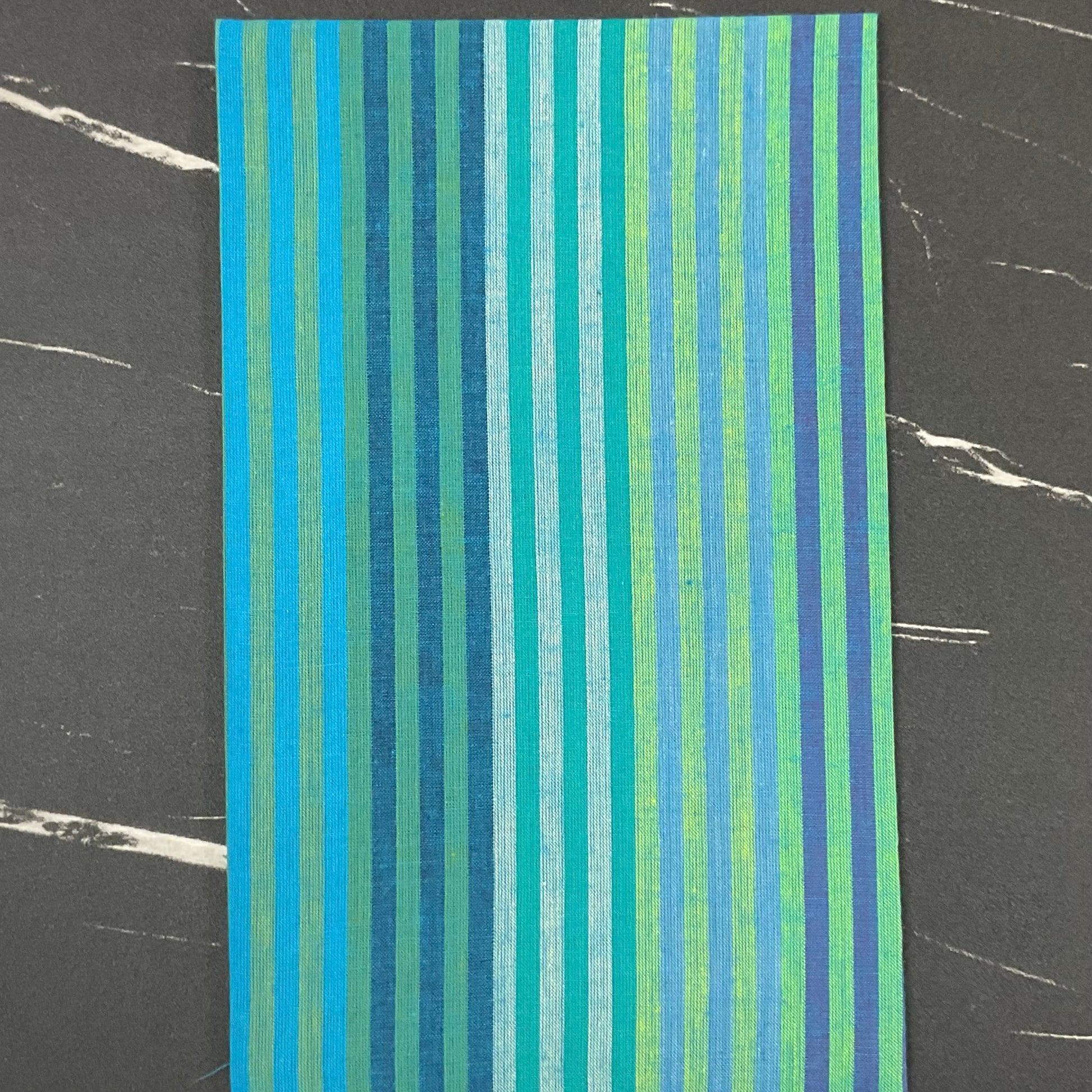 Woven Stripes by Kaffe Fassett : Caterpillar Stripe Aqua WSGP001.AQUA