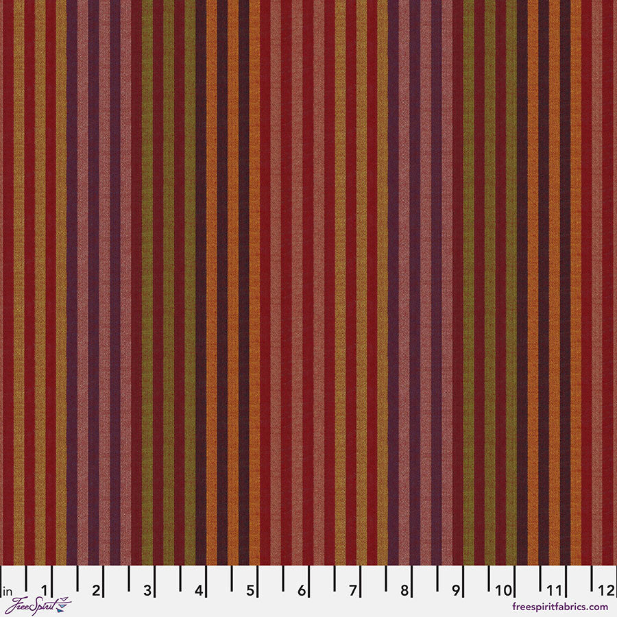 Woven Stripes by Kaffe Fassett : Caterpillar Stripe Earth WSGP001.EARTH
