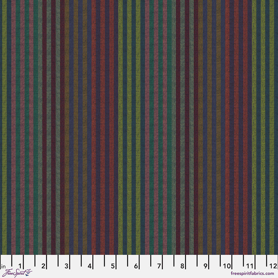 Woven Stripes by Kaffe Fassett : Caterpillar Stripe Twilight WSGP001.TWILIGHT