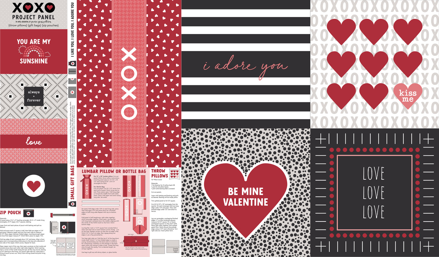 XOXO by April Rosenthal : XOXO Panel Multi 24146 11