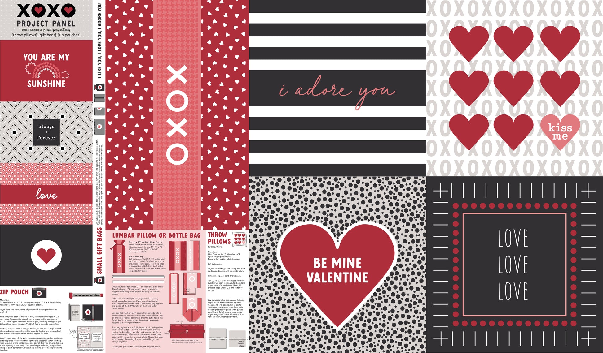 XOXO by April Rosenthal : XOXO Panel Multi 24146 11